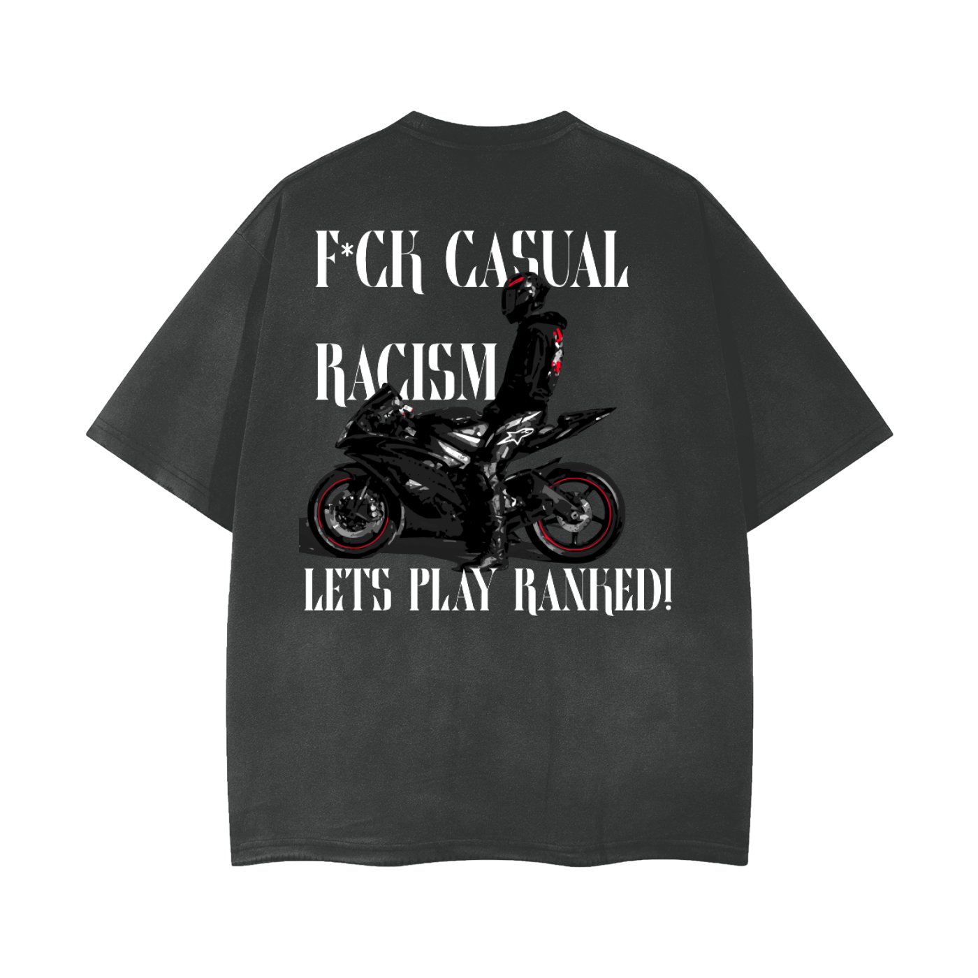 Vintage Wash Frayed T-Shirt - 260 GSM